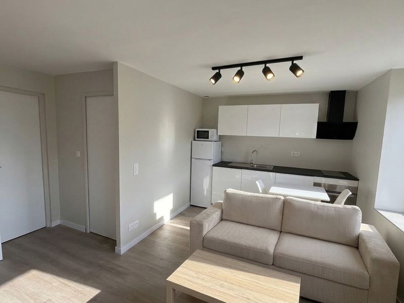 Pièce de vie — vue d'ensemble — Logement 5 — T2 32 m²